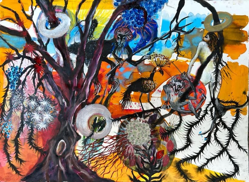 peinture-a-quatre-mains-pasophie-sainrapt-et-emmanuelle-renard
